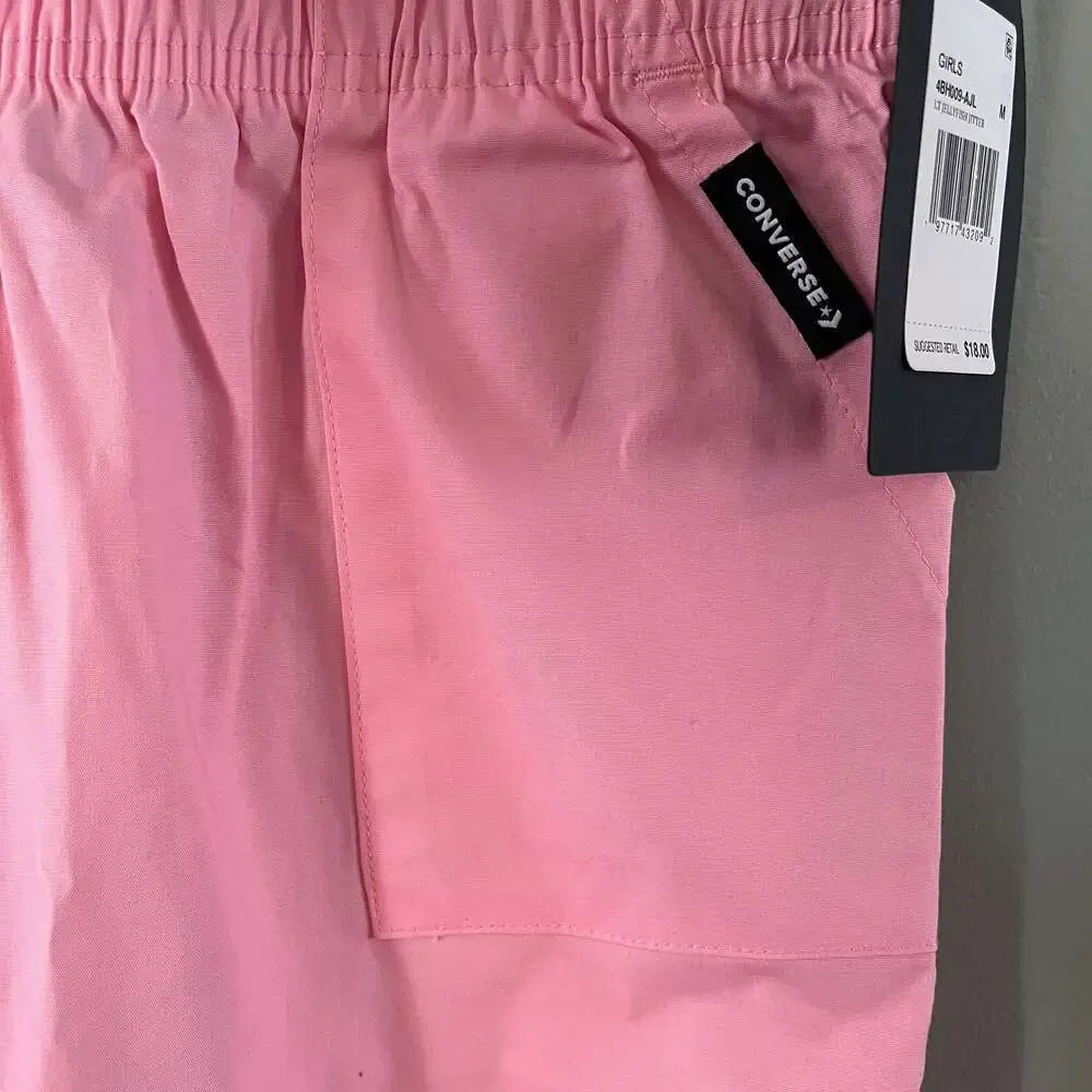 Converse Girls Pink Elastic Waist Skirt with Pockets - NWT